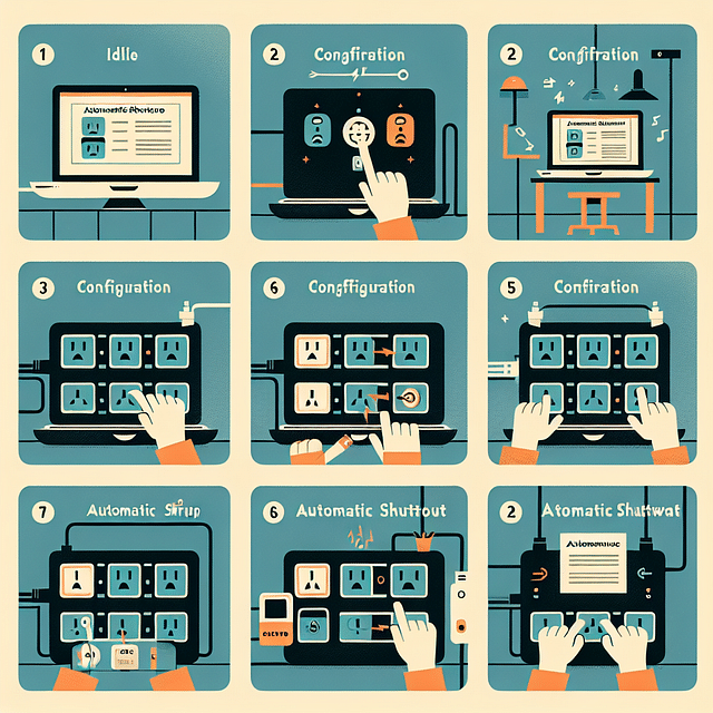 configuring automatic shutdown on power strip