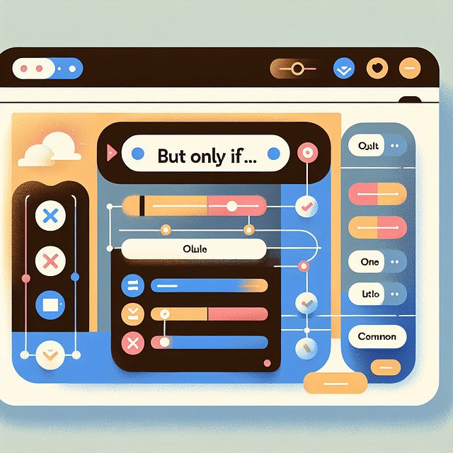 openHAB rule editor showing the 'But only if...' section