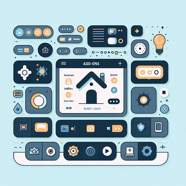 Screenshot of openHAB dashboard highlighting the 'Add-ons' section