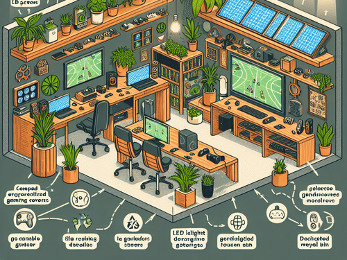 Designing an Eco-Friendly Gamer's Paradise: Energy-Saving Tips and Devices for Your Gaming Setup