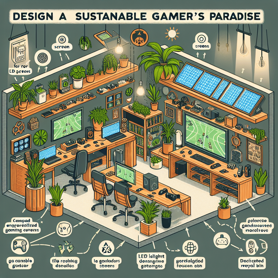 Designing an Eco-Friendly Gamer's Paradise: Energy-Saving Tips and Devices for Your Gaming Setup