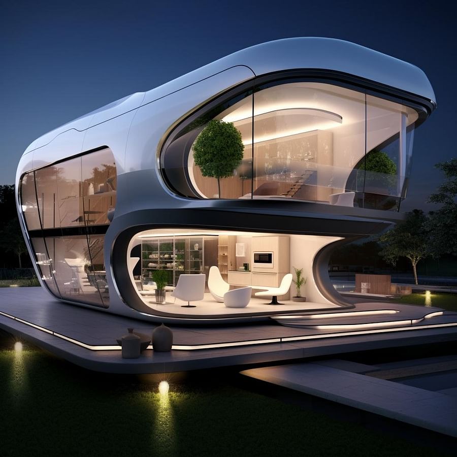 A futuristic smart home powered by Z-Wave technology
